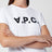 T-shirt blanc en coton brodé