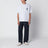 T-shirt Bruno grigio chiné in cotone