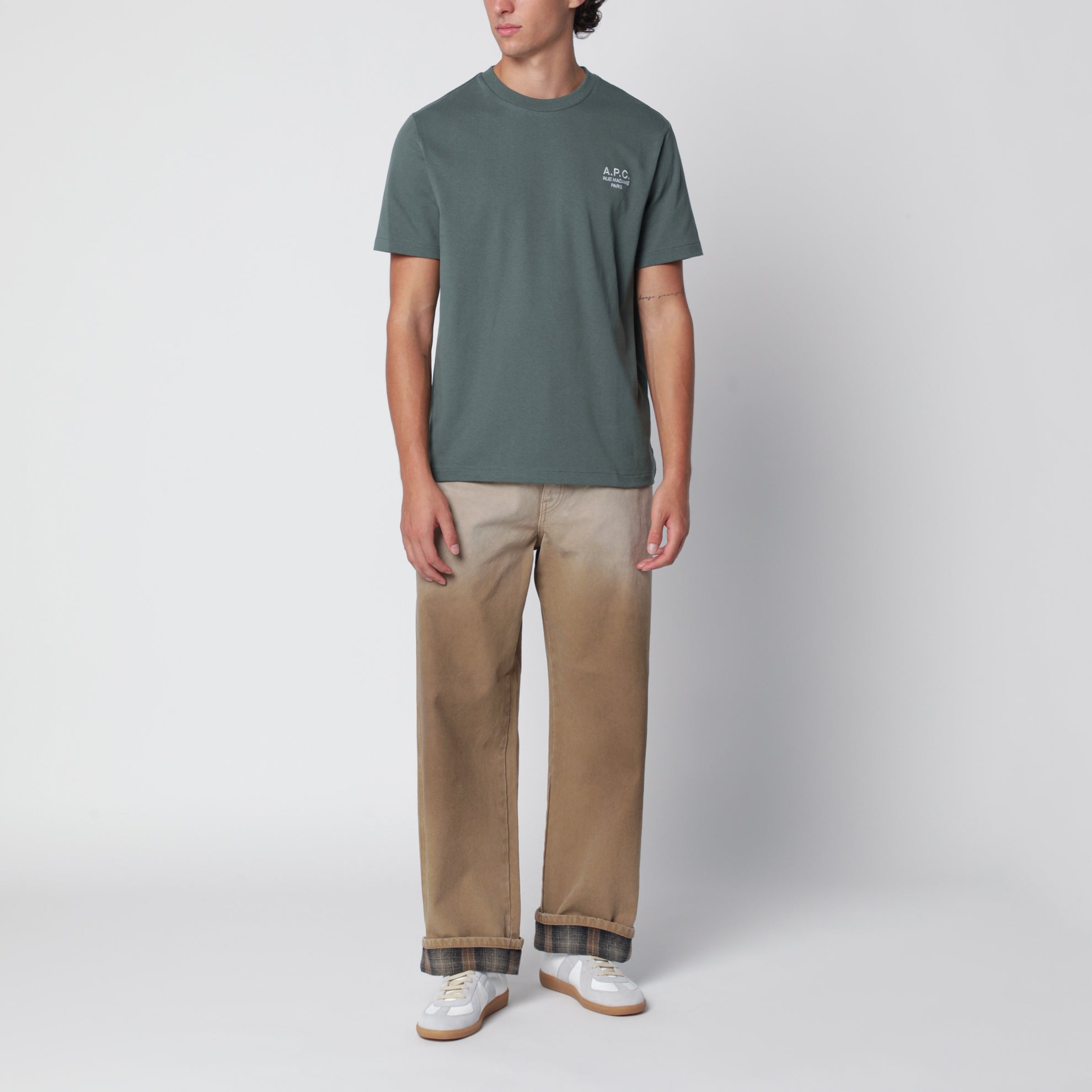 T-shirt Rue Madame en coton vert