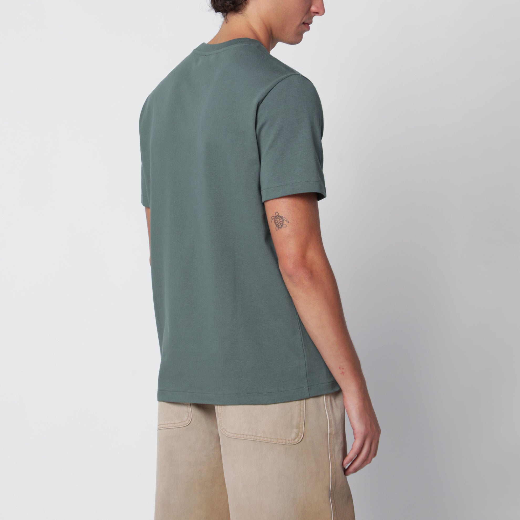 T-shirt Rue Madame en coton vert