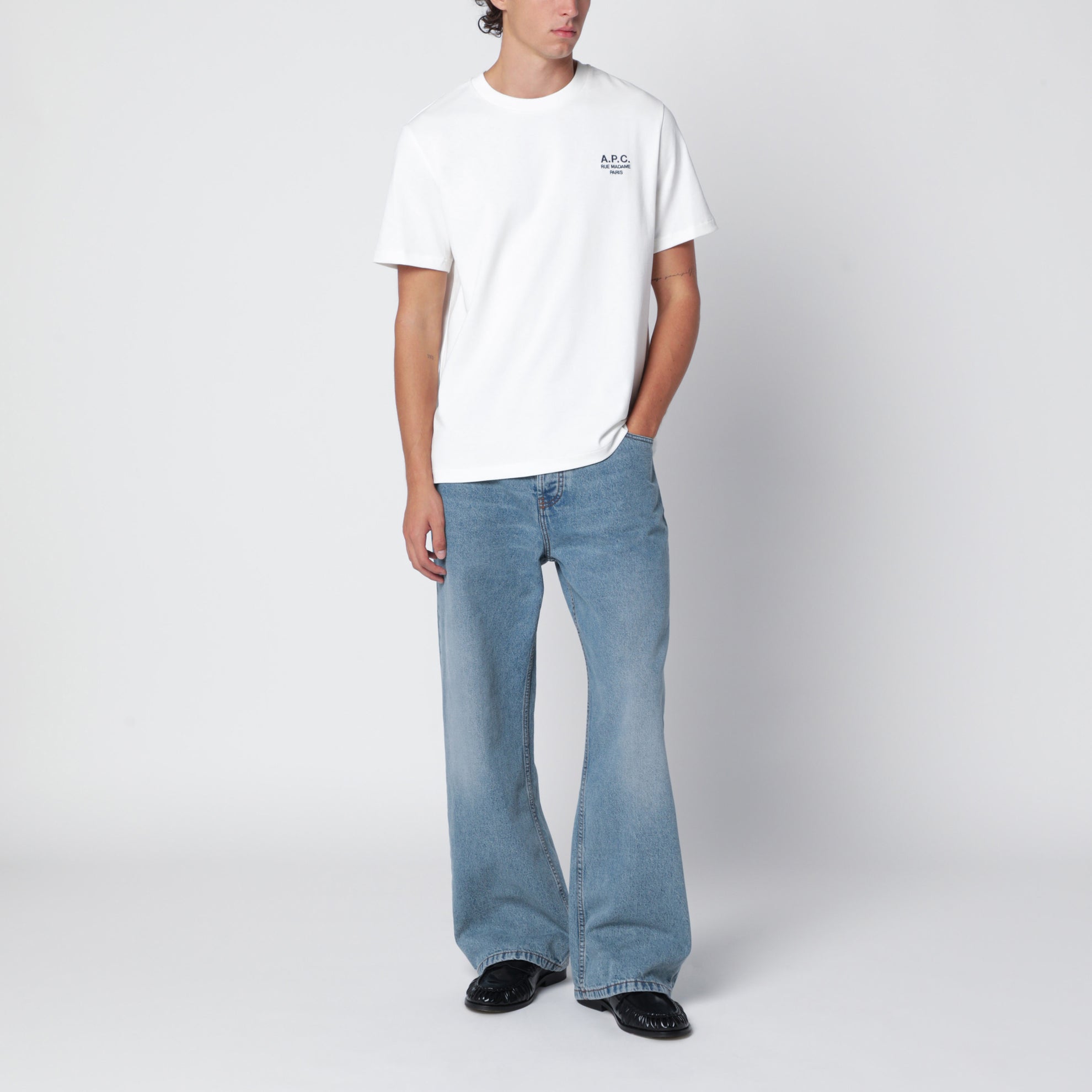T-shirt Rue Madame en coton blanc