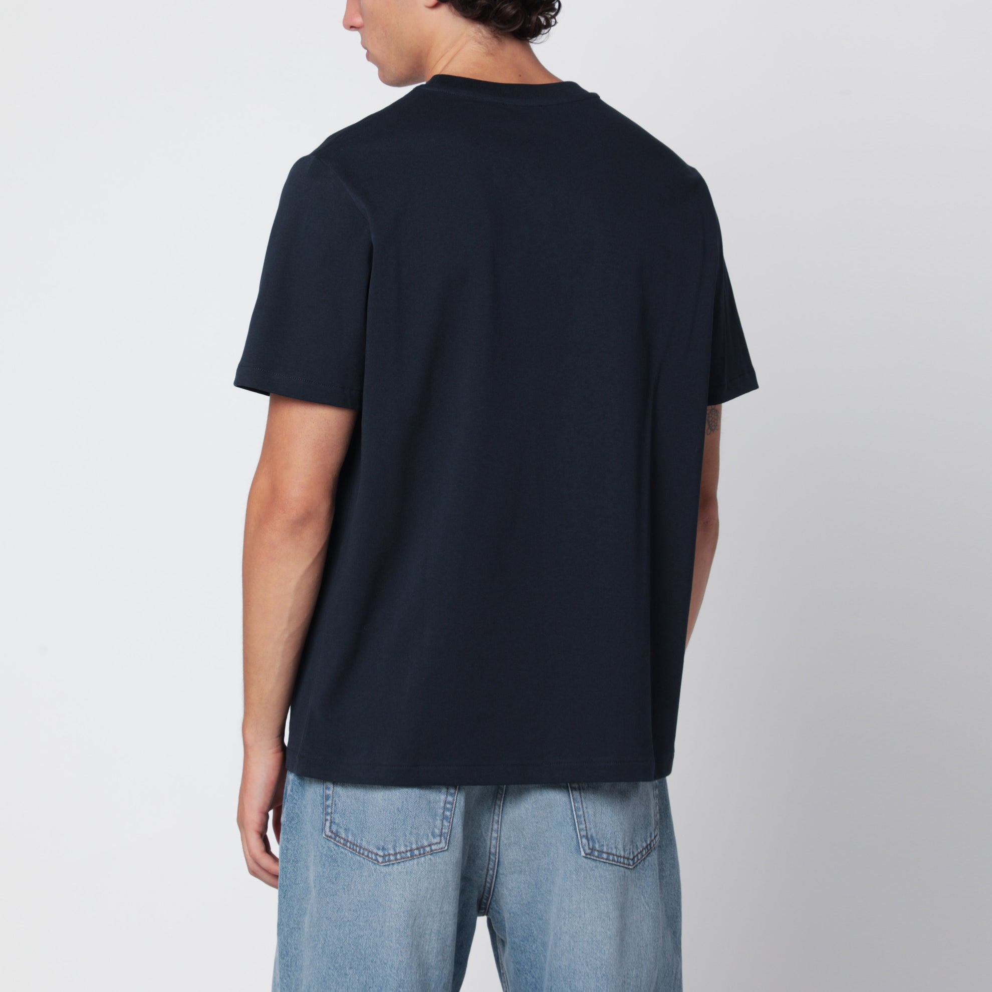 T-shirt Rue Madame en coton bleu marine