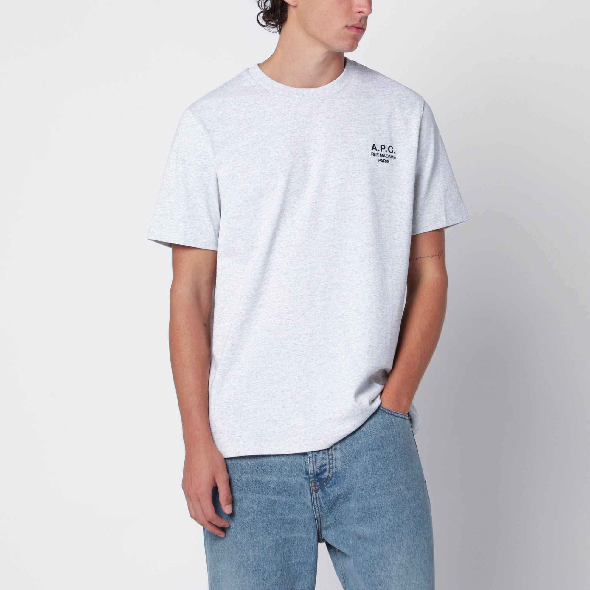 T-shirt Rue Madame en coton gris