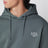 Sweat à capuche en coton vert