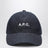 Casquette de baseball en coton indigo Charlie