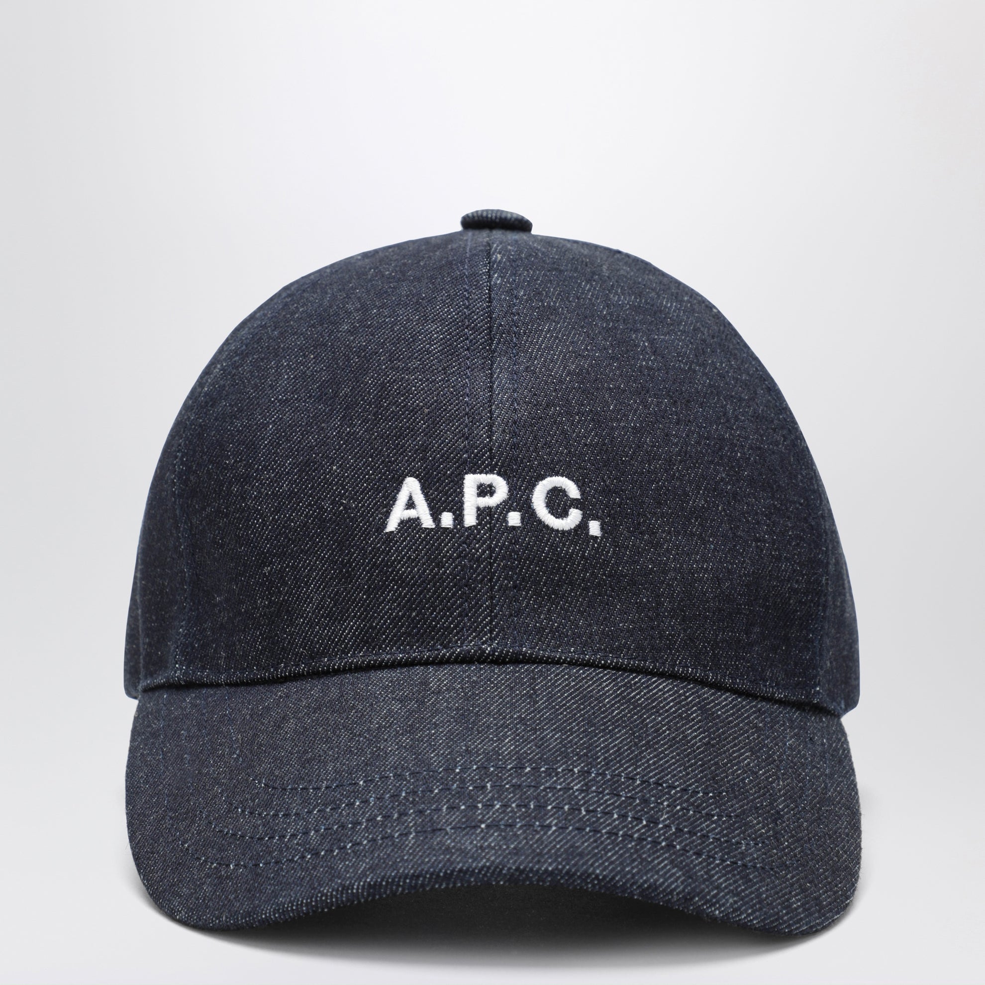 Casquette de baseball en coton indigo Charlie