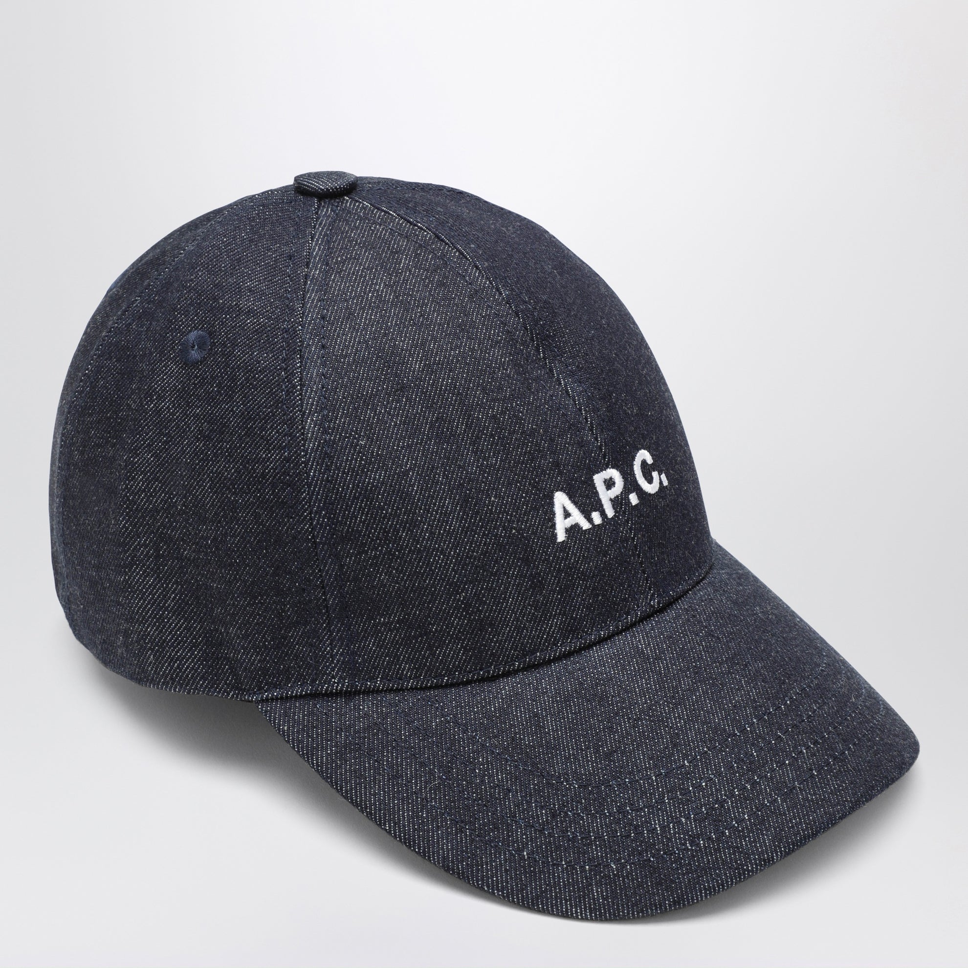 Casquette de baseball en coton indigo Charlie