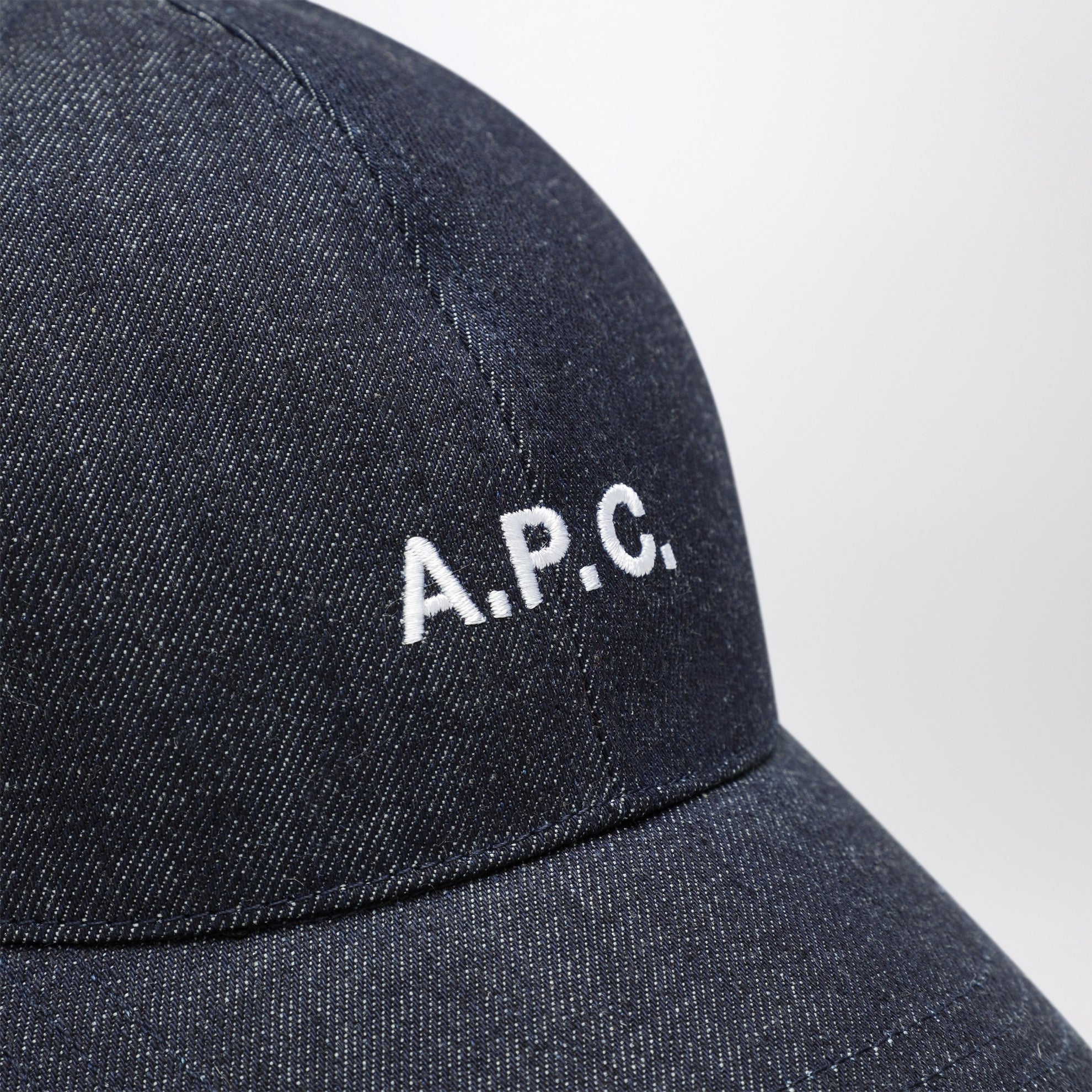 Casquette de baseball en coton indigo Charlie
