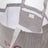Green/burgundy striped Lou Large tote bag in cotton