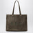Taupefarbene Lou Large Tote Bag aus Cord