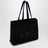 Black Lou Large tote bag in corduroy