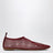 Ballerines en tissu mesh Merlot