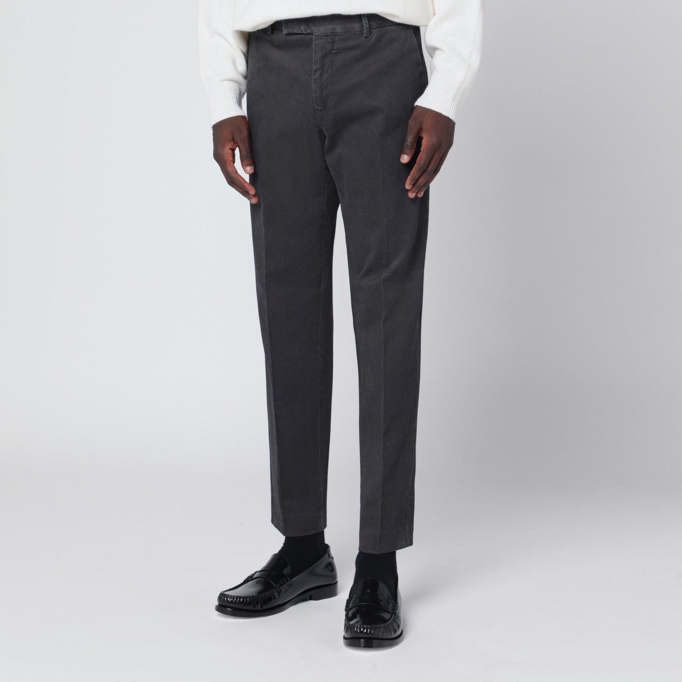 Gray cotton trousers