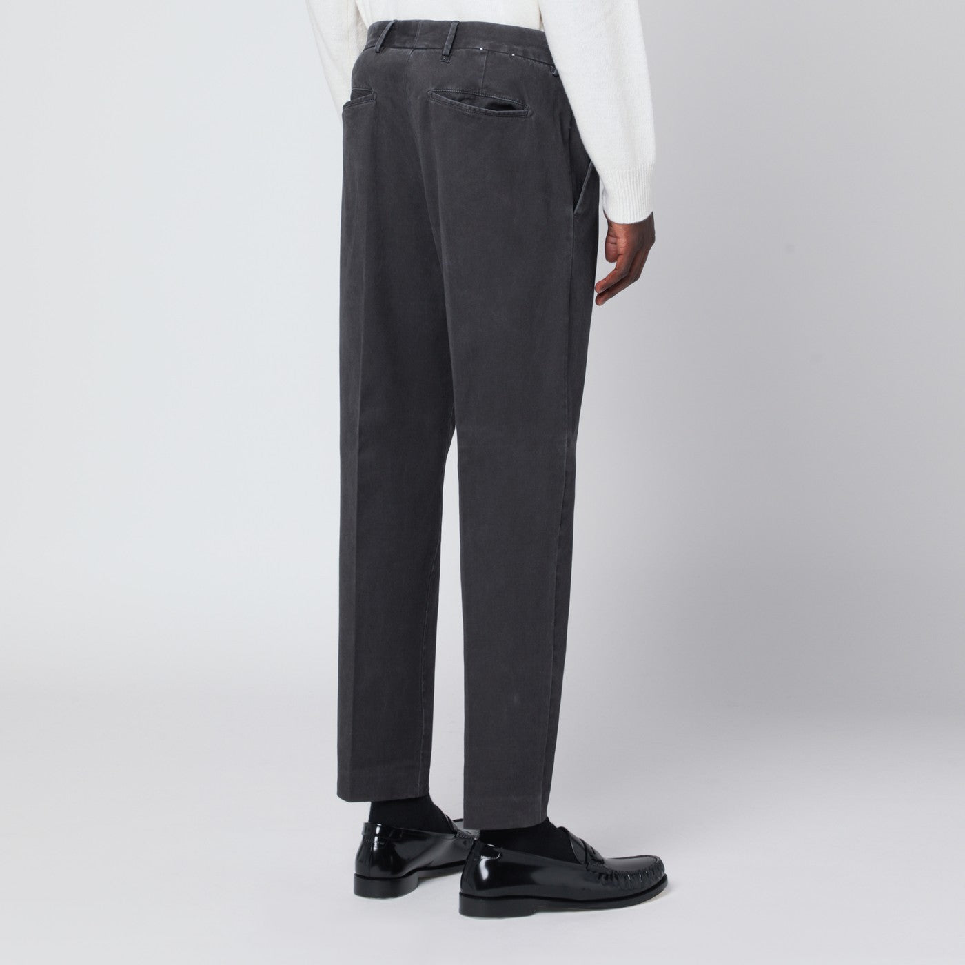 Gray cotton trousers