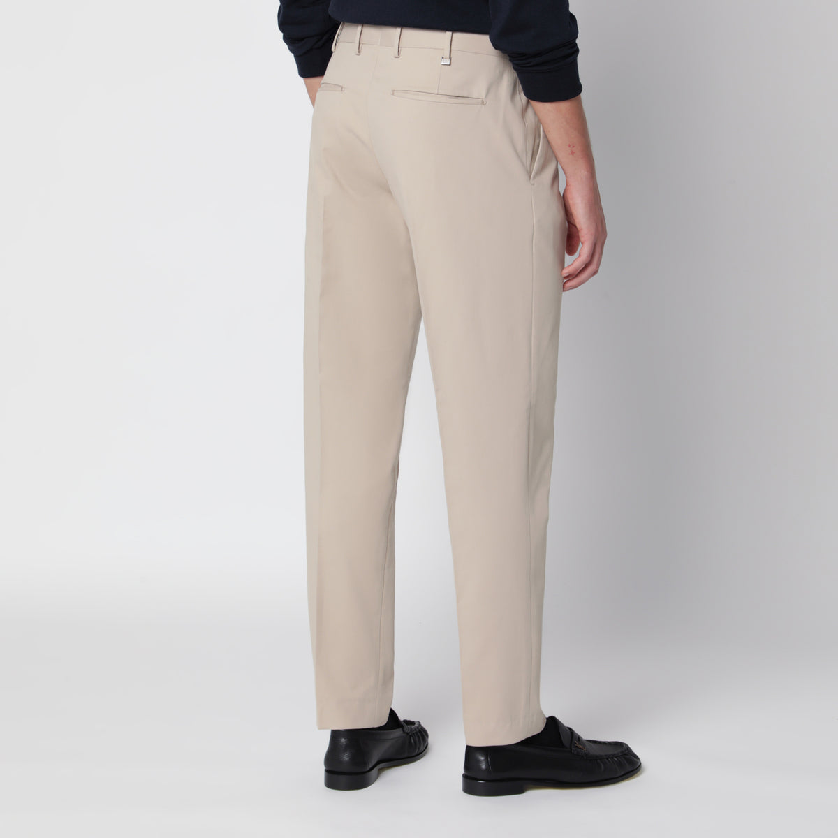 Beige Rebel Hose aus Baumwollmischung