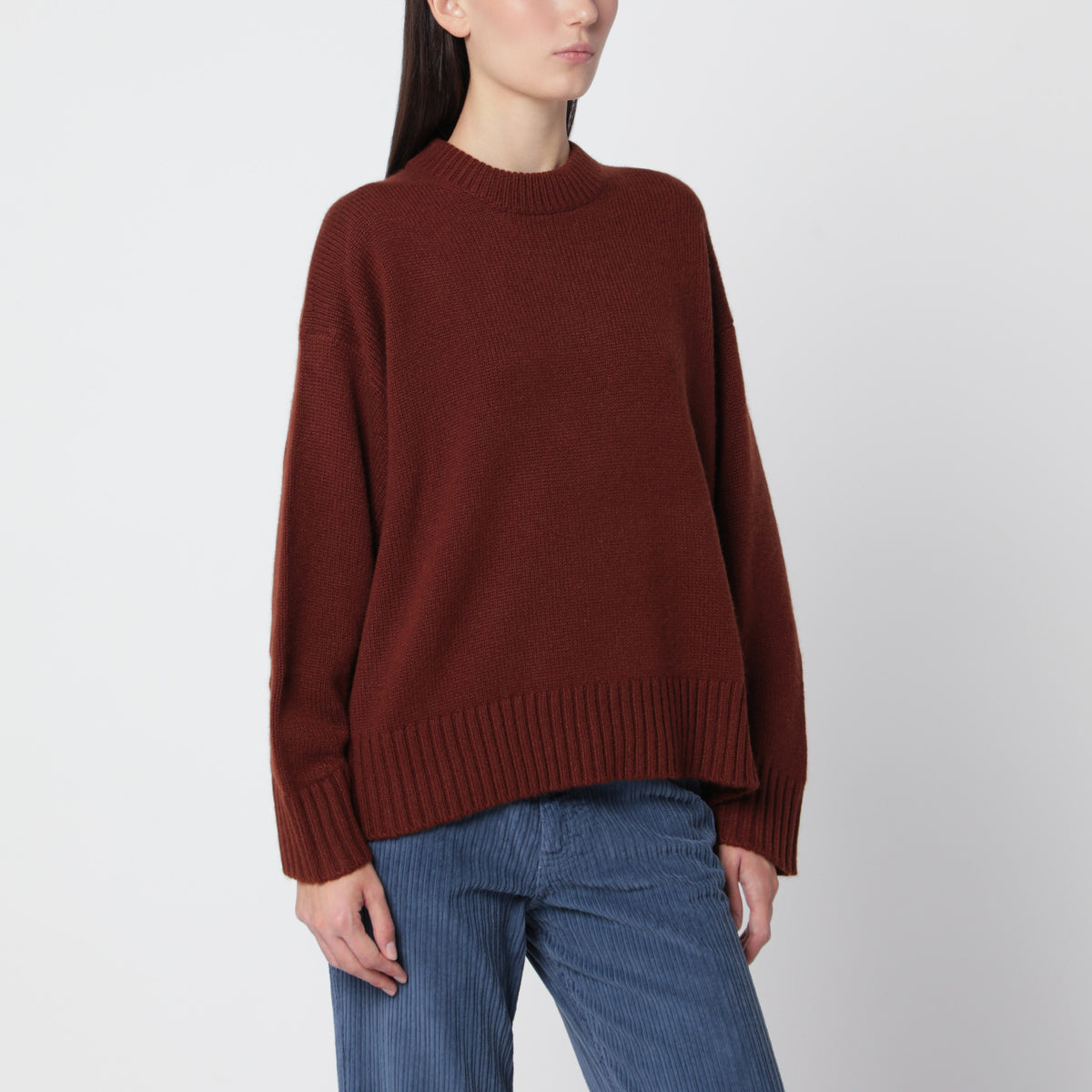 Maglia Cosima Brown 21 in cashmere