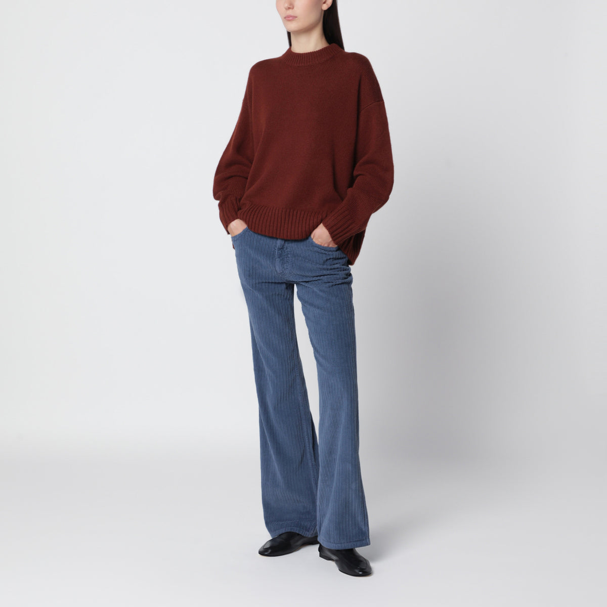 Maglia Cosima Brown 21 in cashmere