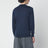 Blue wool polo shirt