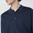 Blue wool polo shirt