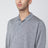 Light grey wool polo shirt