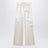Pantaloni cargo color crema in misto seta