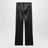 Razor Pleat Hose aus schwarzem Polyester