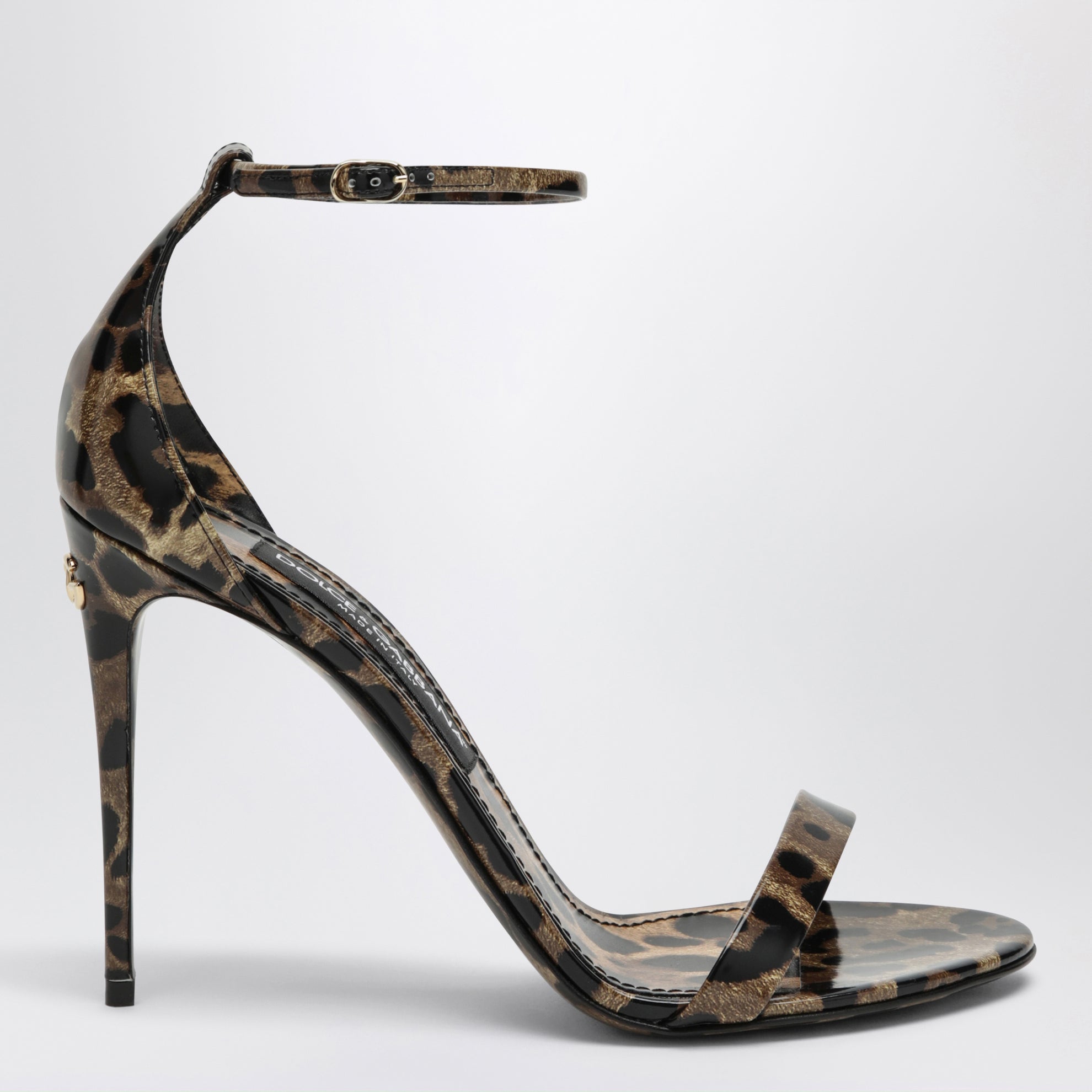 Sandalo Keira in pelle stampa leopardo