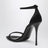 Keira sandal in black satin