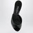 Black Keira patent mules