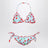 Bikini Cris con motivo Vichy e ciliegie