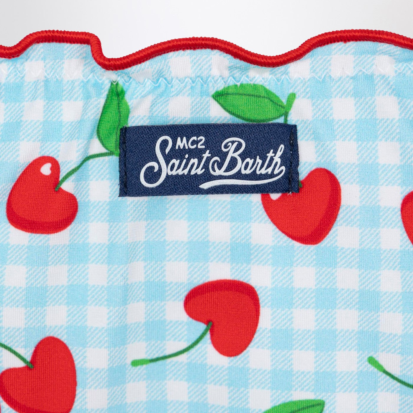 Cris bikini with Vichy and cherries pattern