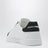 Sneakers Portofino Light Strobel en toile et cuir blanc/noir