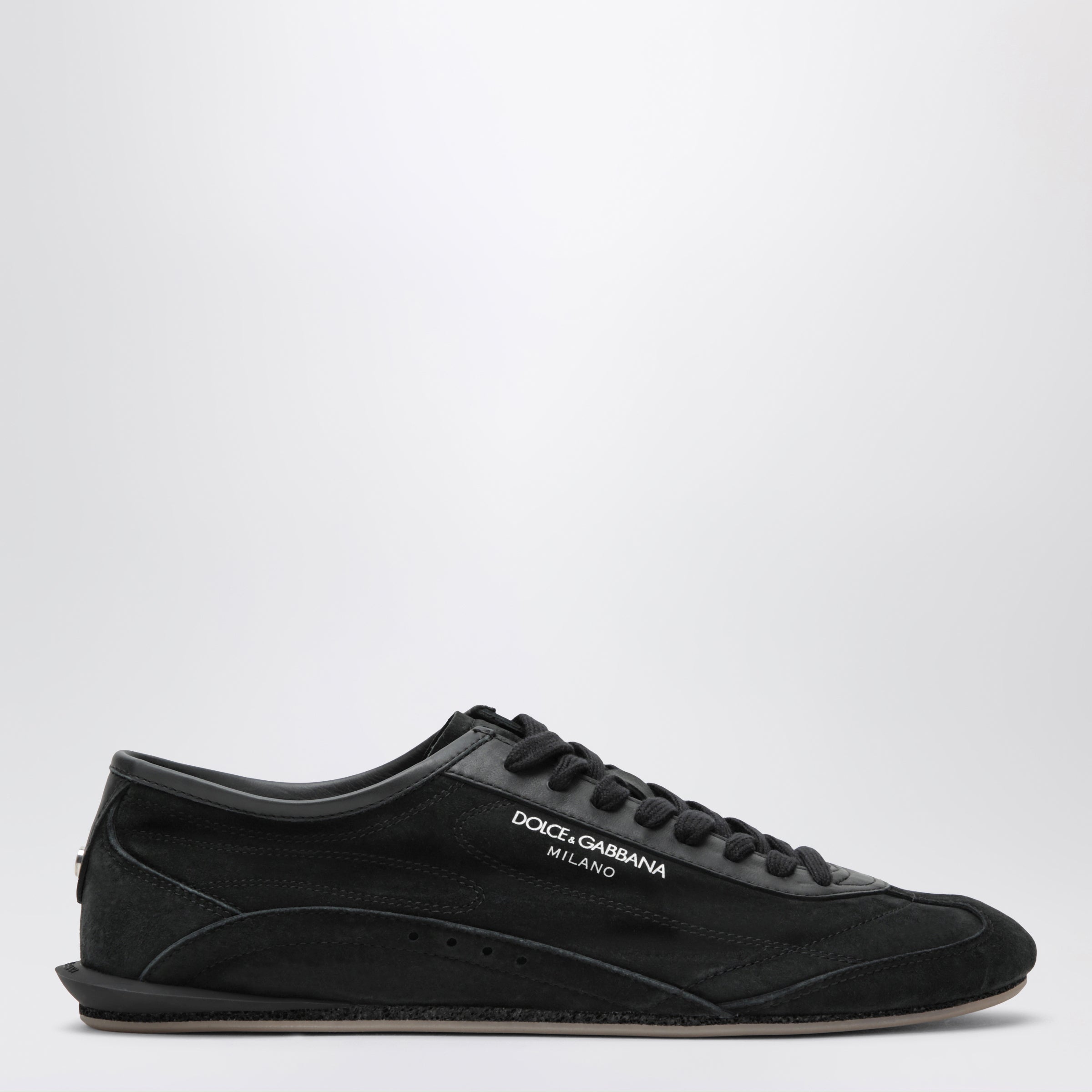 Dolce&Gabbana Black DG Sailing raffia trainers | TheDoubleF