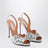 Ce Soir Sandalen in Silber aus Nappaleder