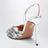 Ce Soir Sandalen in Silber aus Nappaleder