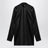 Black silk satin fluid top