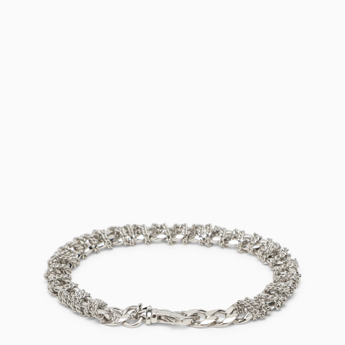 Bracelet chaîne finement ouvragée en argent 925