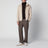 Brauner Rollkragenpullover aus Wolle