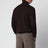 Brauner Rollkragenpullover aus Wolle