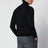 Schwarzer Rollkragenpullover aus Wolle