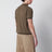 Polo verde militare in cotone