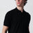 Polo noir en coton