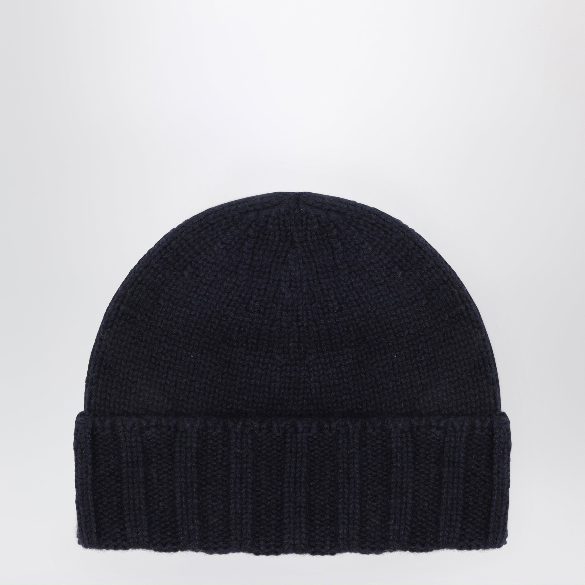 Navy cashmere beanie
