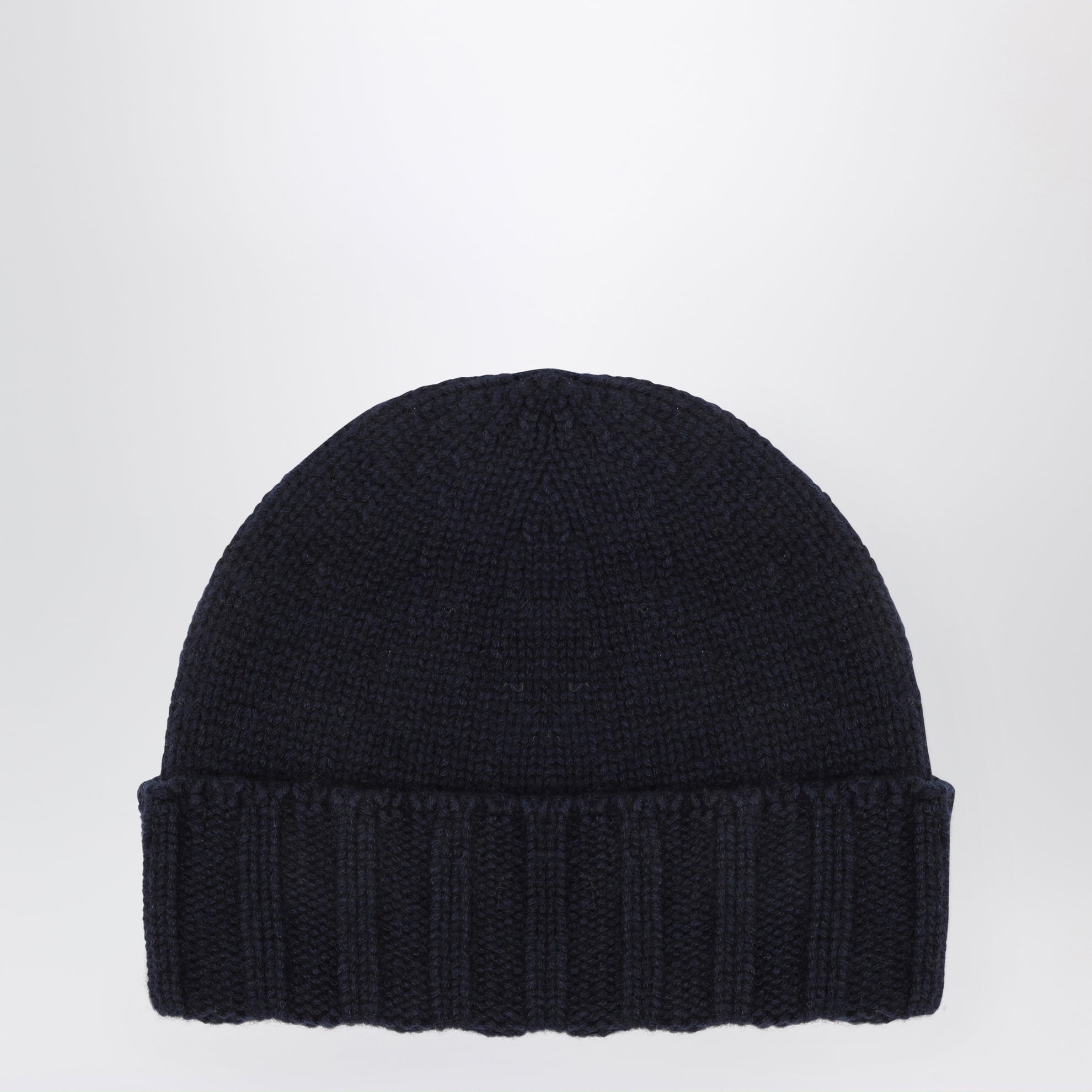Navy cashmere beanie
