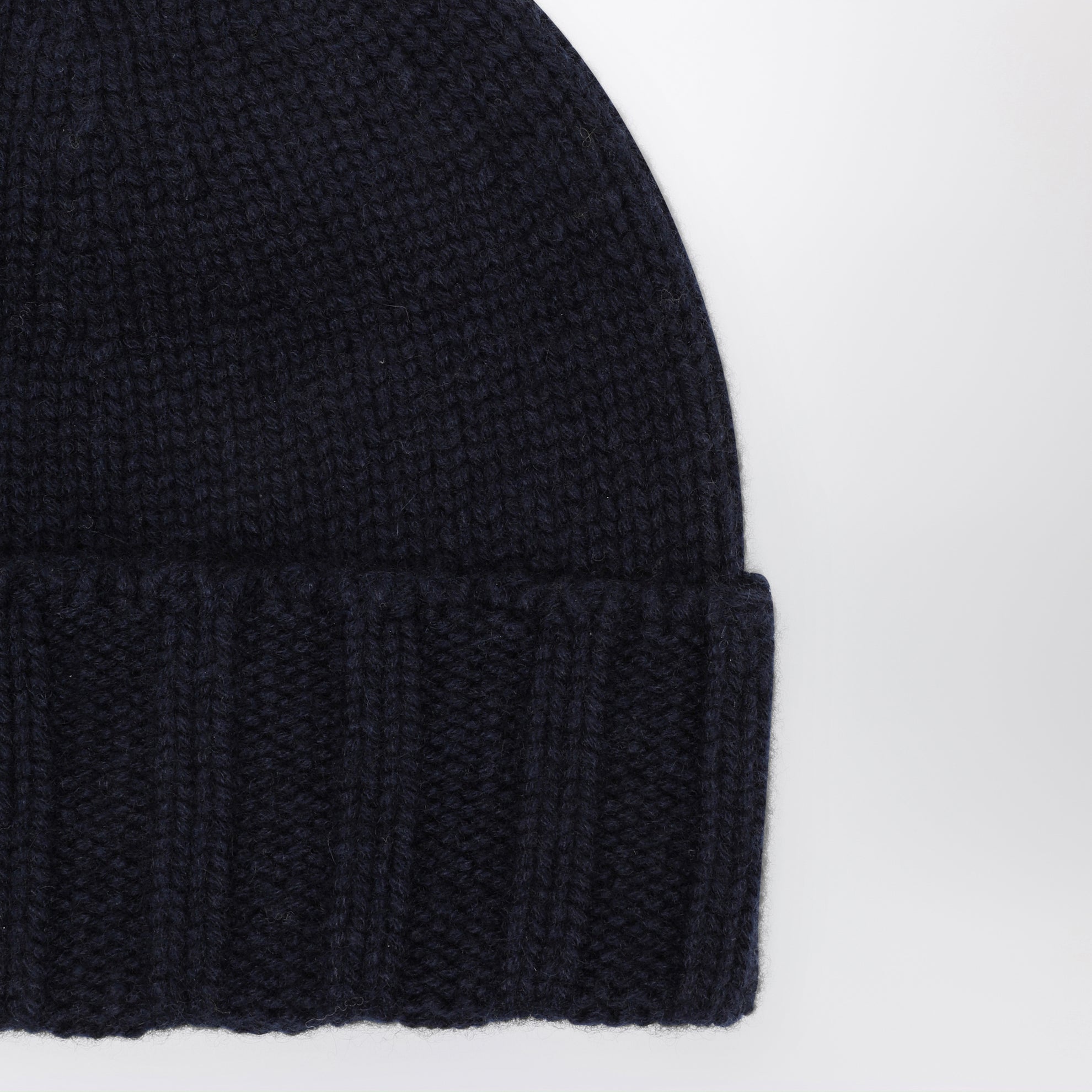 Navy cashmere beanie