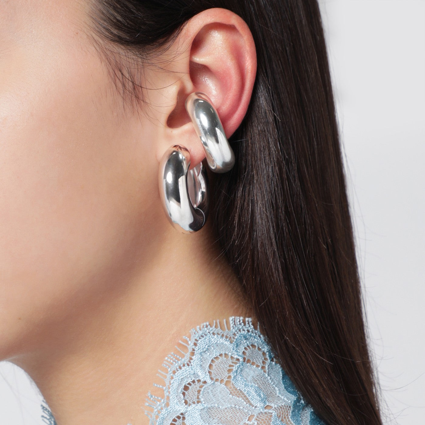 Ear cuff Varsity en argent