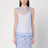 Canotta blu cielo in seta