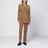 Kamelbraune Jacke aus Rippstrick