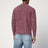 Grape-coloured pattern wool sweater