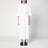 White chemise dress in cotton